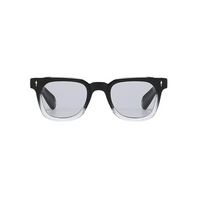 Black with White Lenses