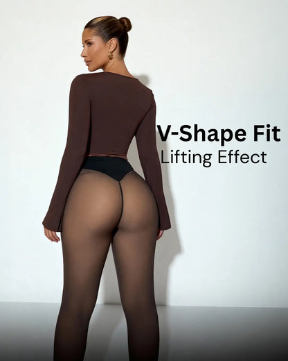 Translucent Fleece Lined Tights