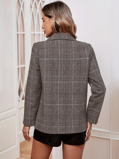 Claudia Women's Elegant Business Long Blazer