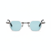 Transparent with Blue Lenses