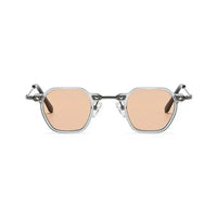Transparent with Orange Lenses