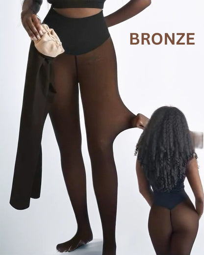 Translucent Fleece Lined Tights
